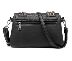 Black Skull Gothic Satchel