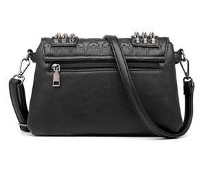 Gothic Rivet Messenger Bag