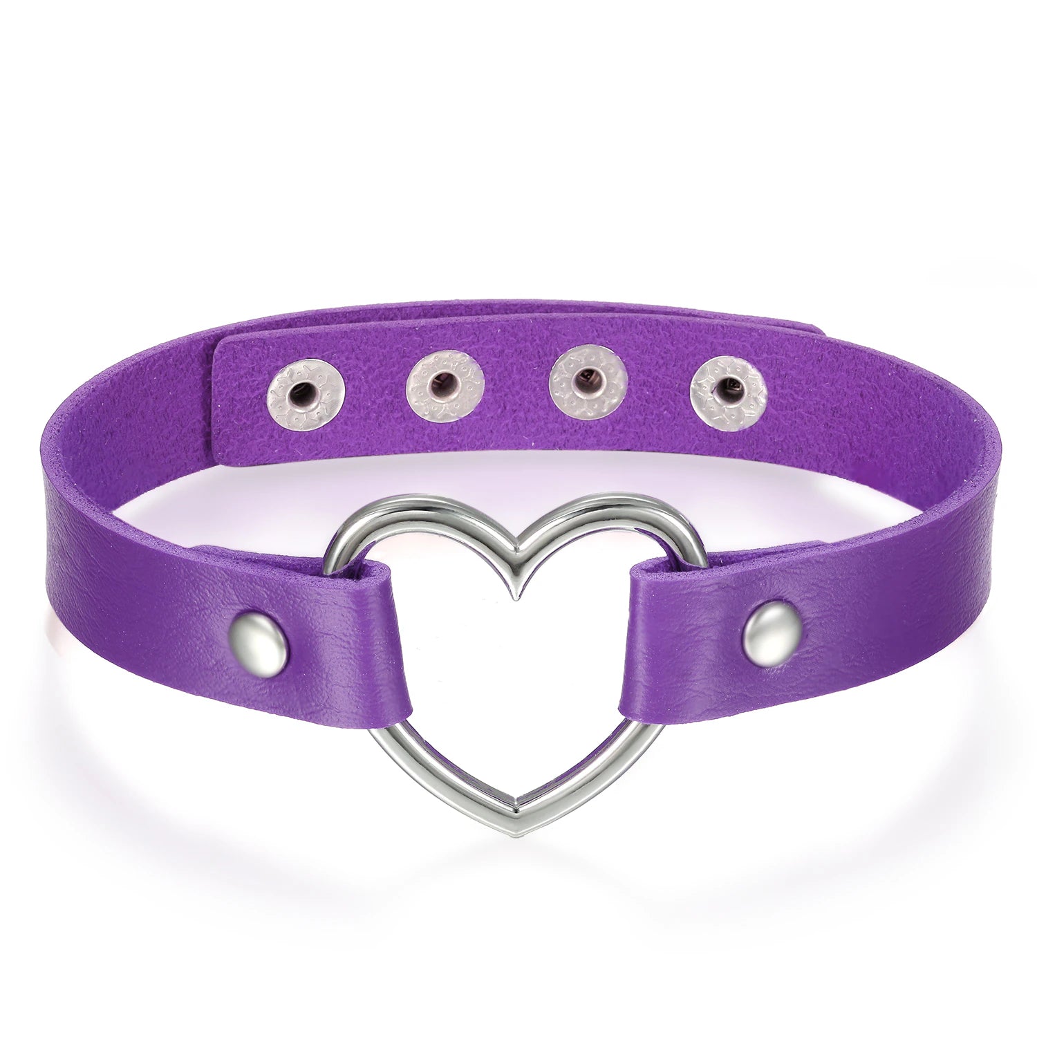 Punk Goth Heart Choker