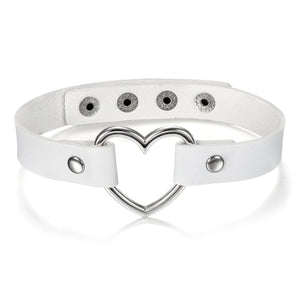 Punk Goth Heart Choker