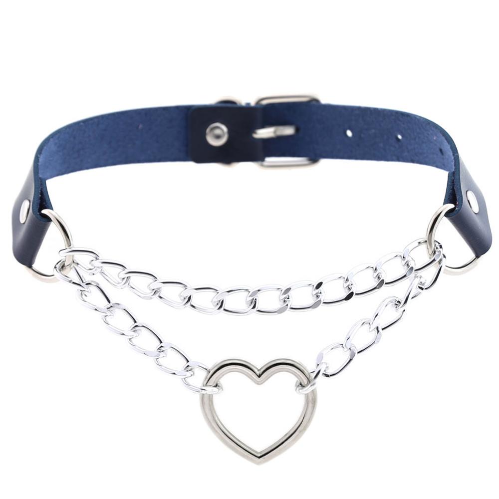 Harajuku Adjustable Heart Choker