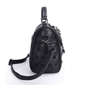 Punk Goth Skull Studded Handbag
