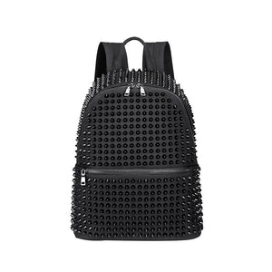 black rivet leather backpack RainboSee Women Studded Skull Punk Casual Daypack Gothic Shoulder Bag Backpack : Clothing, Shoes & Jewelry Black Casual Backpack CmengAo Black Studded Backpack for