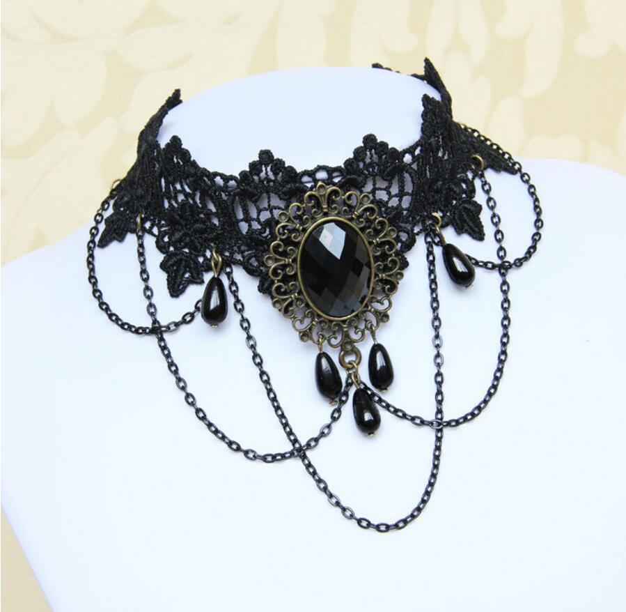 Gothic Vintage Lace Victorian Choker