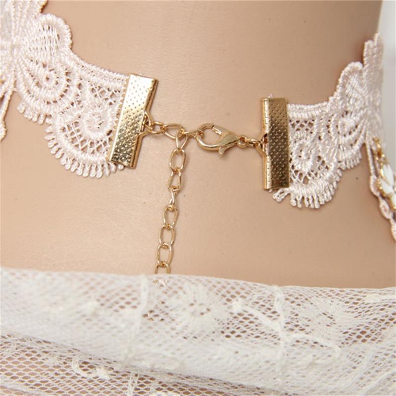 Vintage Pink Lace Party Choker