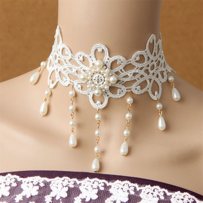 Elegant Victorian Lace Special Occasion Choker