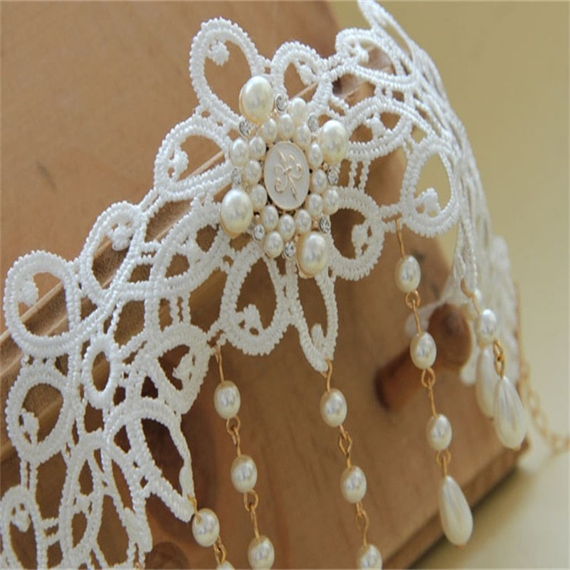 Elegant Victorian Lace Special Occasion Choker