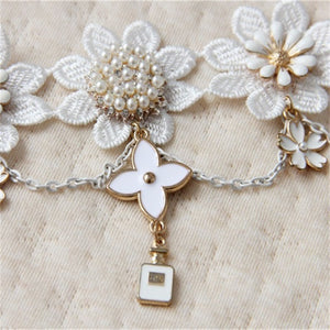 Vintage Lace Flower Arm Bracelet