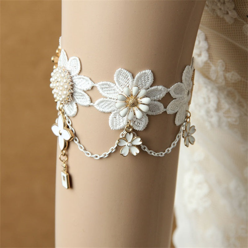 Vintage Lace Flower Arm Bracelet