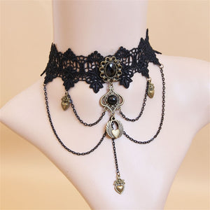 Gothic Vintage Lace Statement Choker