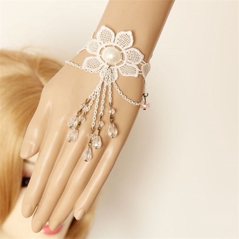 Vintage Lace Elegant Flower Bracelet