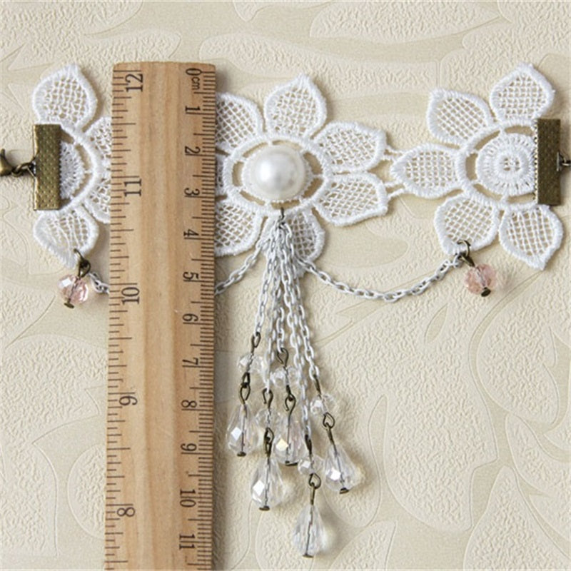 Vintage Lace Elegant Flower Bracelet