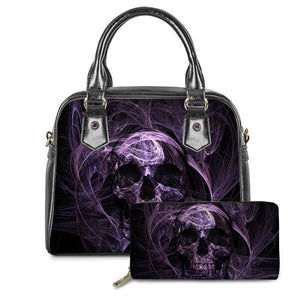 Gothic Ghoulsome Handbag Set