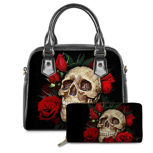 Gothic Ghoulsome Handbag Set