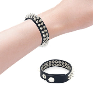 Punk Spike Cuff Bracelet