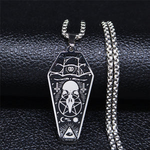 Witchcraft Coffin Necklace