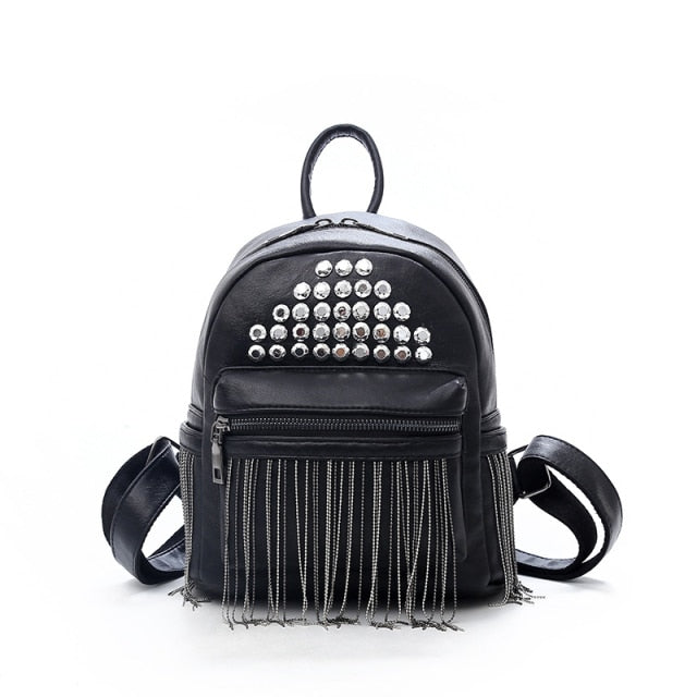 Gothic Tassel Mini Backpack