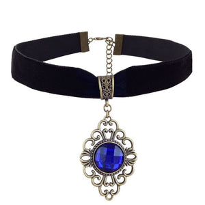 Jewel Pendant Party Choker