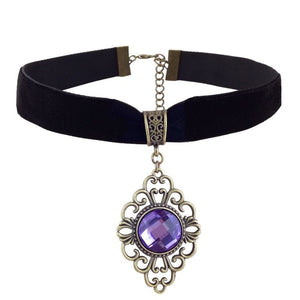 Jewel Pendant Party Choker