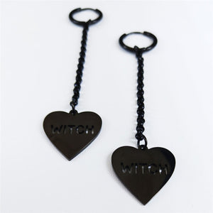 Gothic Witchcraft Drop Earrings