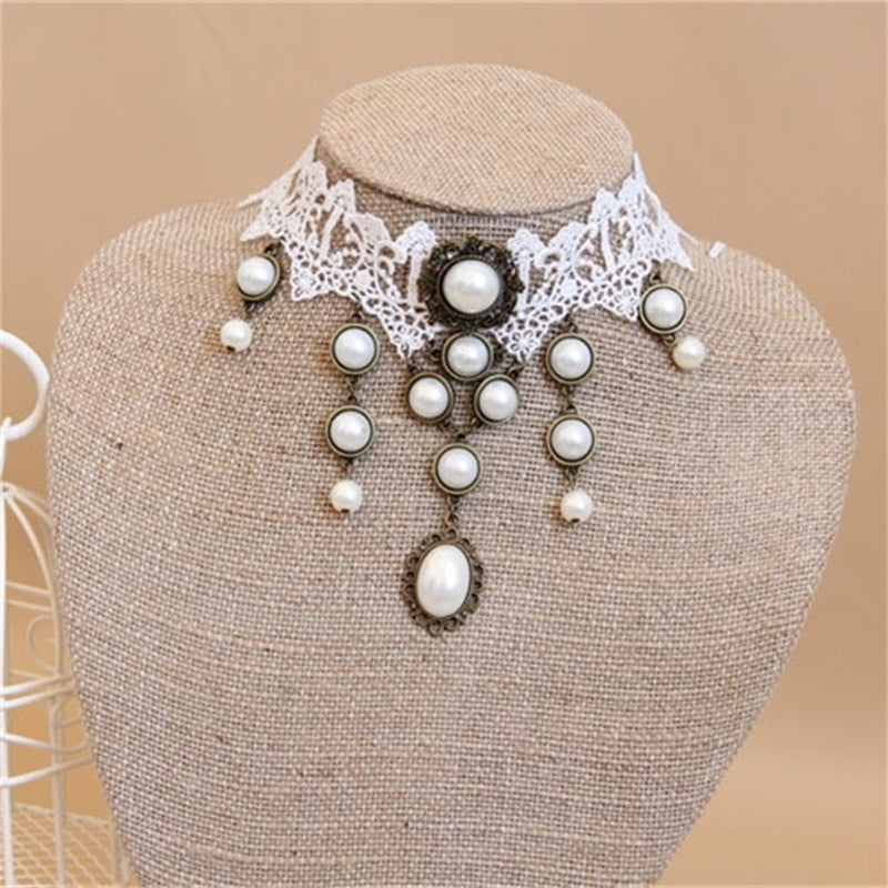 Vintage Lace Statement Choker