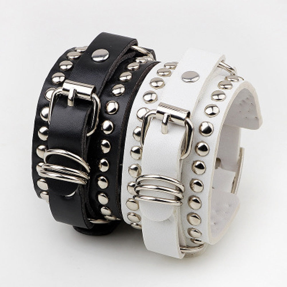 Punk Goth Buckle Bracelet