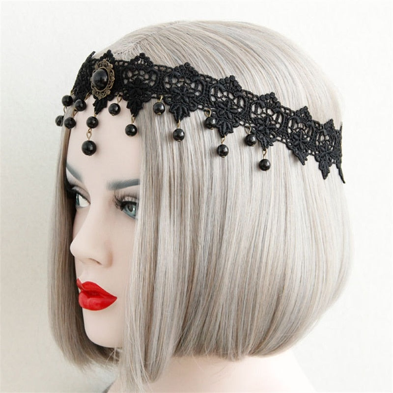 Gothic Vintage Lace Headband